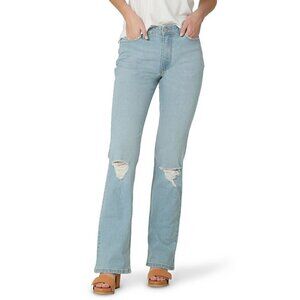 Wrangler Women's High Rise Bold Boot Distressed Size 12/31x32